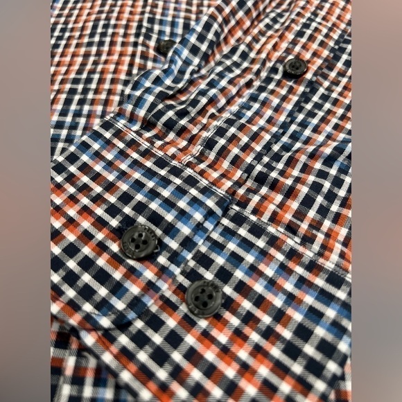 PERRY ELLIS Men's Slim Fit Stretch Multi-Color Long Sleeve Button Shirt‎ Size L - Picture 6 of 10